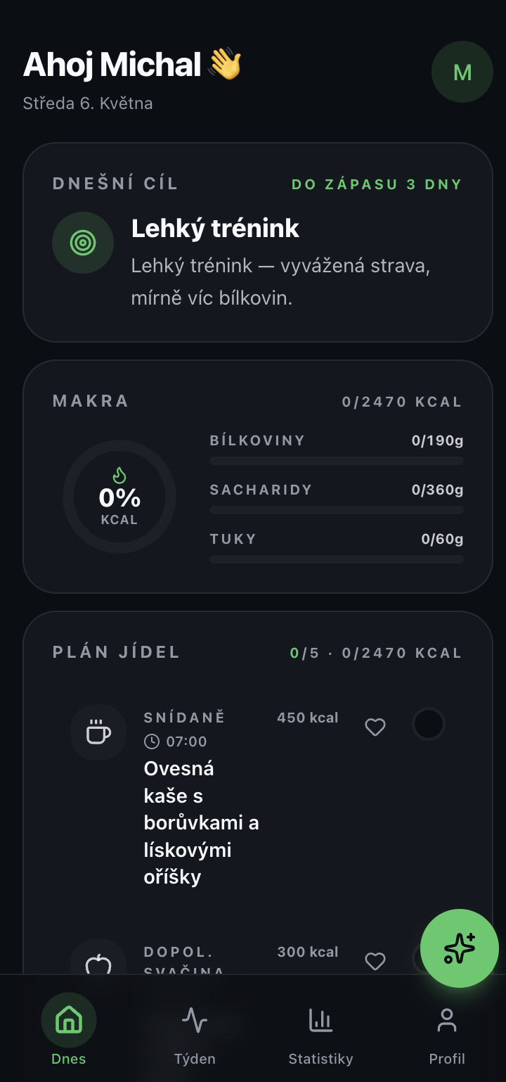 NutriBall AI aplikace